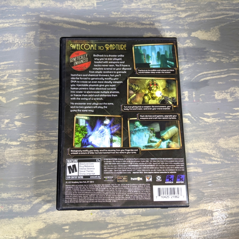 BioShock: Welcome to Rapture PC Windows Computer Video Game - Picture 5 of 6